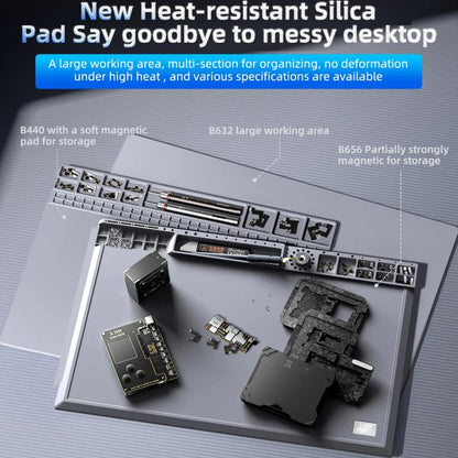 Mega-Idea B440 Desktop Insulation Heat-Resistant Silicone Pad, B440