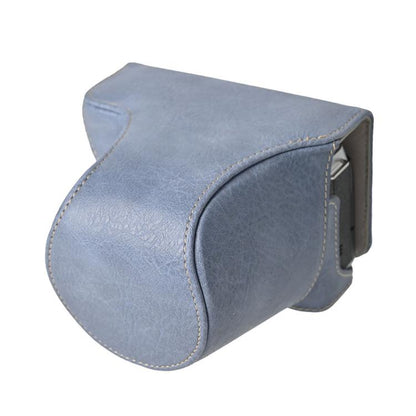Retro Litchi Texture Leather Full Body Camera Case Bag with Strap, For FUJIFILM X-M5