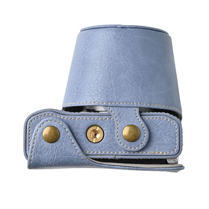 Retro Litchi Texture Leather Full Body Camera Case Bag with Strap, For FUJIFILM X-M5