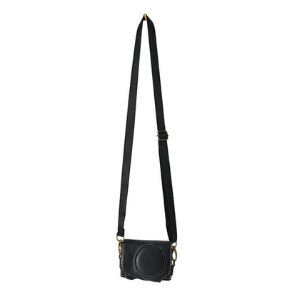 Retro Pull Up Leather Full Body Camera Case Bag with Strap, For Canon G7 X Mark III / G7X3, For Canon PowerShot SX740 HS