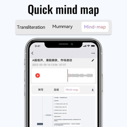 JNN M29A Portable Smart AI Magnetic Recorder Support APP Control, 8GB, 16GB, 32GB, 64GB, 128GB
