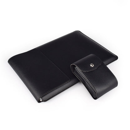 PU05 Sleeve Leather Case Carrying Bag with Small Storage Bag, for 13.3 inch Laptop, for 14.1 inch Laptop, for 15.4 inch Laptop