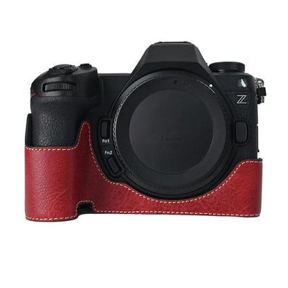 Litchi Texture PU Leather Camera Half Case Base, For Nikon Z6III