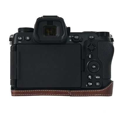 Litchi Texture PU Leather Camera Half Case Base, For Nikon Z6III