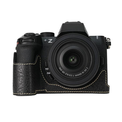 Litchi Texture PU Leather Camera Half Case Base, For Nikon Z50II