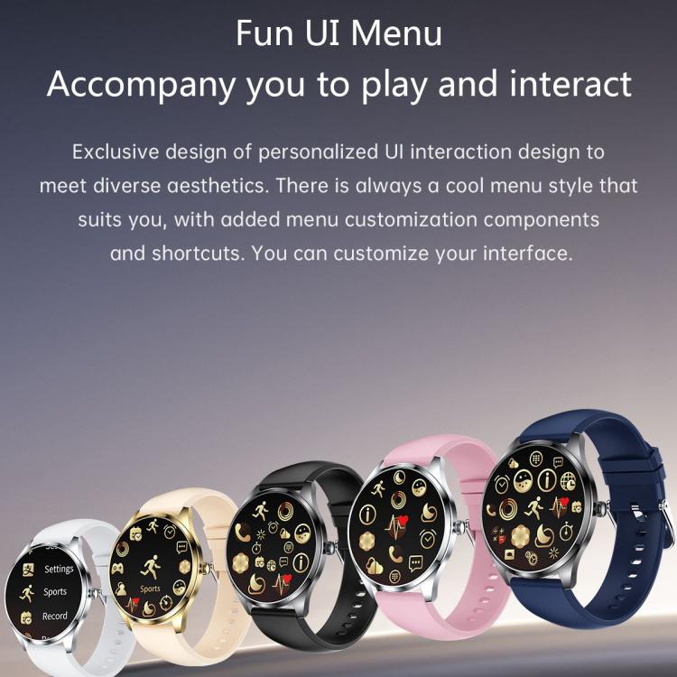 H77 1.43 inch AMOLED Screen Health & Fitness Smart Watch IP67 Waterproof Support BT Call