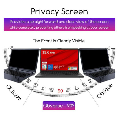 9H Anti-peeping Explosion-proof Tempered Glass Film, For Fujitsu FMV Lite WA1 15.6