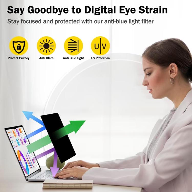 25pcs 9H Anti-peeping Explosion-proof Tempered Glass Film, For Fujitsu FMV Lite WA1 15.6