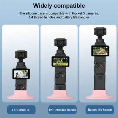 BRDRC Silicone Desktop Base Bracket, For DJI OSMO Pocket 3