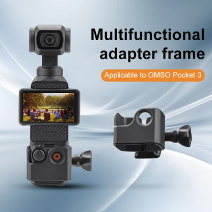 For DJI OSMO Pocket 3 BRDRC Protection Frame Adapter Base, Frame, Frame + Backpack Clip, Frame + Clip + Chest Strap, Frame + Chest Strap