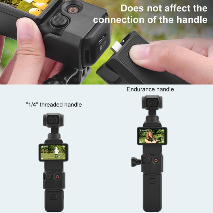 For DJI OSMO Pocket 3 BRDRC Protection Frame Adapter Base, Frame, Frame + Backpack Clip, Frame + Clip + Chest Strap, Frame + Chest Strap