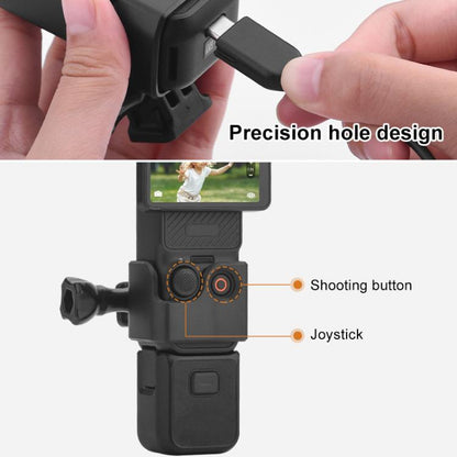 For DJI OSMO Pocket 3 BRDRC Protection Frame Adapter Base, Frame, Frame + Backpack Clip, Frame + Clip + Chest Strap, Frame + Chest Strap