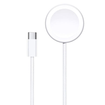For Apple Watch Series xDfind Aluminum Alloy Shell Magnetic Wireless Watch Charger, Type-C, USB-A