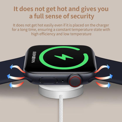 For Apple Watch Series xDfind Aluminum Alloy Shell Magnetic Wireless Watch Charger, Type-C, USB-A