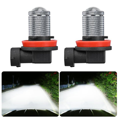 Pair 8.5W 12-60V Car Lens Fog Light Bulb, 9005, 9006, H7, H11