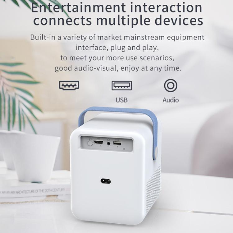 CYS2 Portable HD Android Projector Smart Home Theater, 1GB+8GB, Amlogic T950s, EU Plug, US Plug, AU Plug, UK Plug