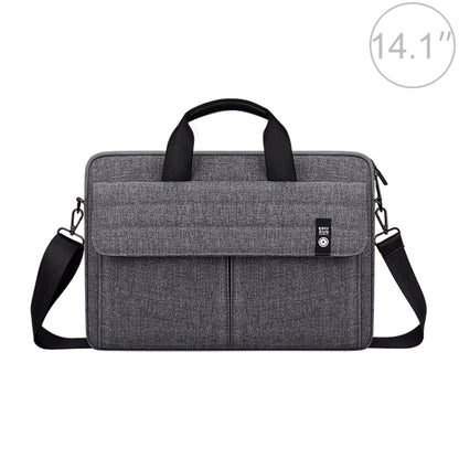 ST08 Handheld Briefcase Carrying Storage Bag with Shoulder Strap, for 13.3 inch Laptop, for 14.1 inch Laptop, for 15.4 inch Laptop