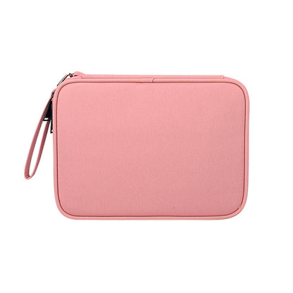 SM01 Multi-function Waterproof Double Layer Data Cable Earphone U Disk Digital Accessories Storage Bag, Size: S, Size: S(Pink), Size: S(Black)