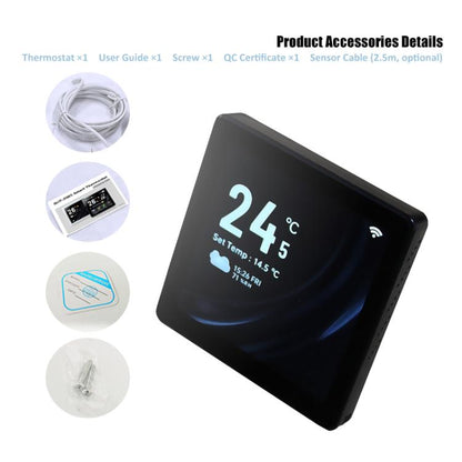 4 inch Screen Smart Thermostat, BHT-2005GA Water Heating, BHT-2005GB Electric Heating, BHT-2005GC Boiler Heating, BHT-2005GALW Water Heating WiFi, BHT-2005GBLW Electric Heating WiFi, BHT-2005GCLW Boiler Heating WiFi