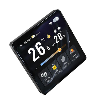4 inch Screen Smart Room Thermostat, BAC-2005AL Two Channel, BAC-2005EL Four Channel, BAC-2005ALW Two Channel WiFi, BAC-2005ELW Four Channel WiFi
