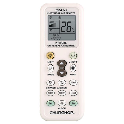 CHUNGHOP K-1028E Universal Air Conditioner Remote Control with Torch, K-1028E