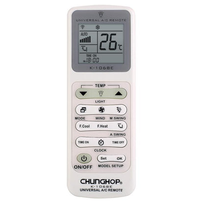 CHUNGHOP K-1068E Universal Air Conditioner Remote Control with Torch, K-1068E with Torch