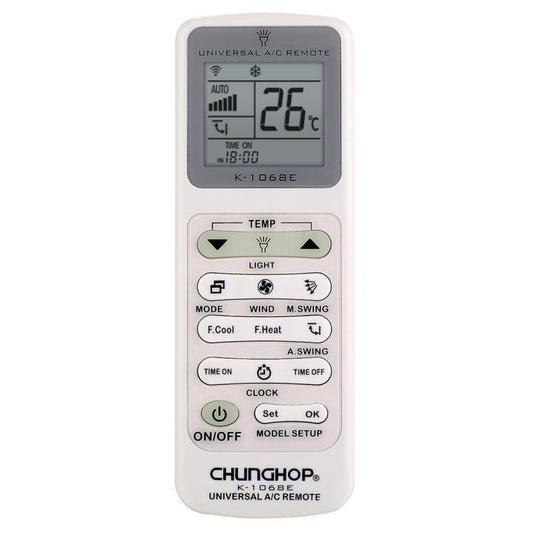 CHUNGHOP K-1068E Universal Air Conditioner Remote Control with Torch, K-1068E with Torch