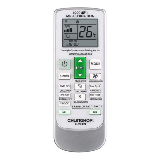 CHUNGHOP K-2012E Universal Air Conditioner Remote Control with Brand Button Pairing Function, K-2012E