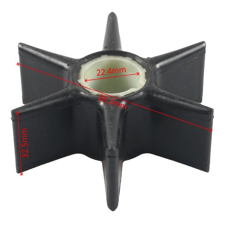 Outboard Water Pump Impeller for Chrysler 75/90/120HP 47-43026-2, For Chrysler