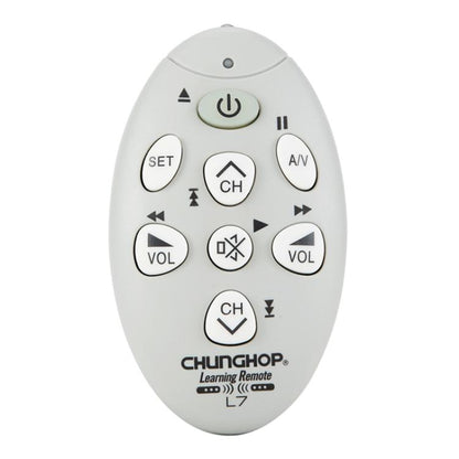 CHUNGHOP L7 Infrared Learning Universal TV Remote Control, L7(Grey)
