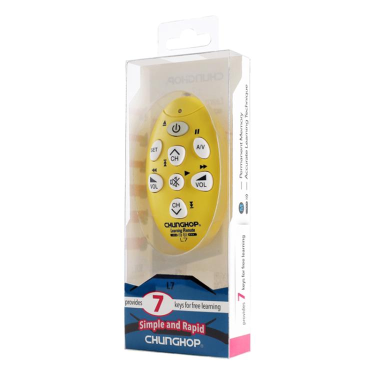 CHUNGHOP L7 Infrared Learning Universal TV Remote Control, L7(Grey)