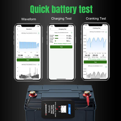 KONNWEI BK300 6V / 12V / 24V Car Bluetooth 5.0 Battery Monitor Diagnostic Tool, BK300