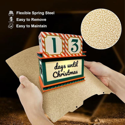 3D Printing Build Plate 184mm For Bambu Lab A1 mini Printer, Gold / Double-Textured PEI, Black / Double-Textured PEI, PEI Coating + PEO Film, PEI Coating + PET Film, PEI Coating + PEY Film, PEI Coating + PEI Film