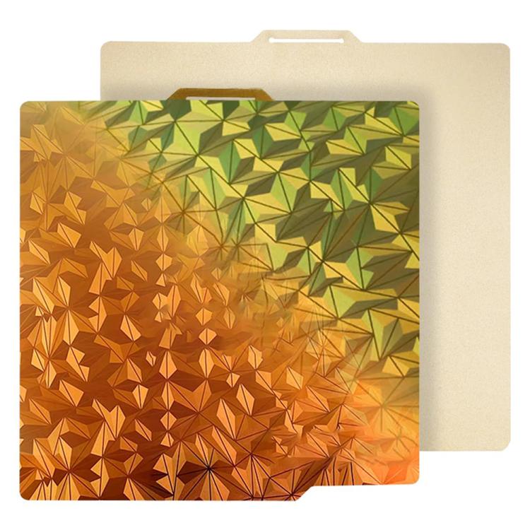 3D Printing Build Plate 257mm For Bambu Lab A1 Printer Platform, PEI Double-sided Coating, PEI Coating + PEY Film, PEI Coating + PET Film, PEI Coating + PEO Diamond Film, PEI Coating + PEO Chameleon, PEI Coating + PEI Film, PET Film + PEO Diamond Film