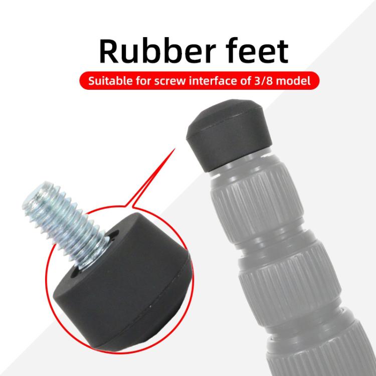 BEXIN FT-02B 3/8 Screw Rubber Feet Pads Tripod Anti-Slip Foot Pad, FT-02B