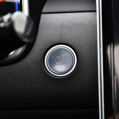 One-key Start Engine Key Ignition Switch Button Protective Cover, For Hyundai Tucson / Elantra 2021-2023