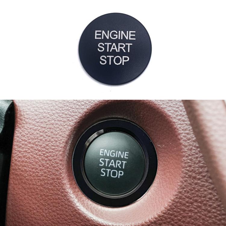 For Toyota Corolla Cross / Yaris Car One-key Start Engine Key Ignition Switch Decorative Ring Cover, Gasoline Version, Outer Ring, Hybrid Version
