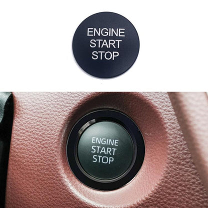 For Toyota Corolla Cross / Yaris Car One-key Start Engine Key Ignition Switch Decorative Ring Cover, Gasoline Version, Outer Ring, Hybrid Version