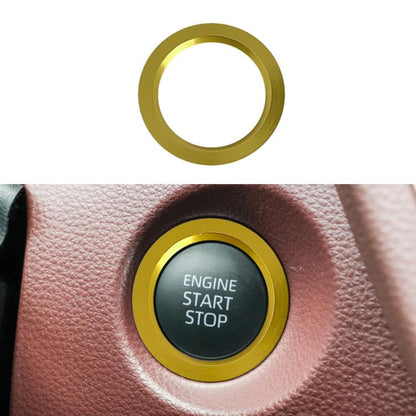 For Toyota Corolla Cross / Yaris Car One-key Start Engine Key Ignition Switch Decorative Ring Cover, Gasoline Version, Outer Ring, Hybrid Version
