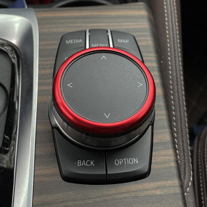 Car Multimedia Knob Decorative Ring Cover, For BMW 2 / 3 / 4 / 5 / 6 / 7 Series