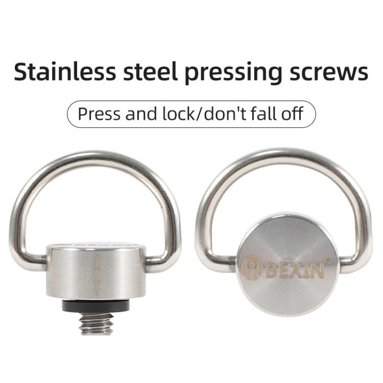 BEXIN LS020 Quick Release Plate Screws 1/4 inch C-Ring Adapter Mount Screws, LS020
