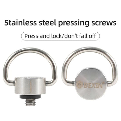 BEXIN LS020 Quick Release Plate Screws 1/4 inch C-Ring Adapter Mount Screws, LS020