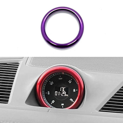 Car Compass Stopwatch Decorative Ring Cover, For Porsche Macan / Cayenne / Panamera 911 718