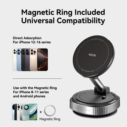 ROCK Q16 RPH1016 Car Electric Vacuum Suction Cup Magnetic Phone Holder, Q16 RPH1016
