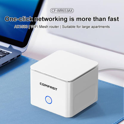 COMFAST CF-WR653AX 1500Mbps 2.4GHz / 5.8GHz Dual-Band Gigabit WiFi 6 Mesh Router, AU Plug, EU Plug, US Plug