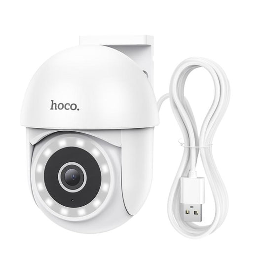 hoco D2 3MP 2.4G WiFi IP65 Outdoor PTZ HD Camera, D2