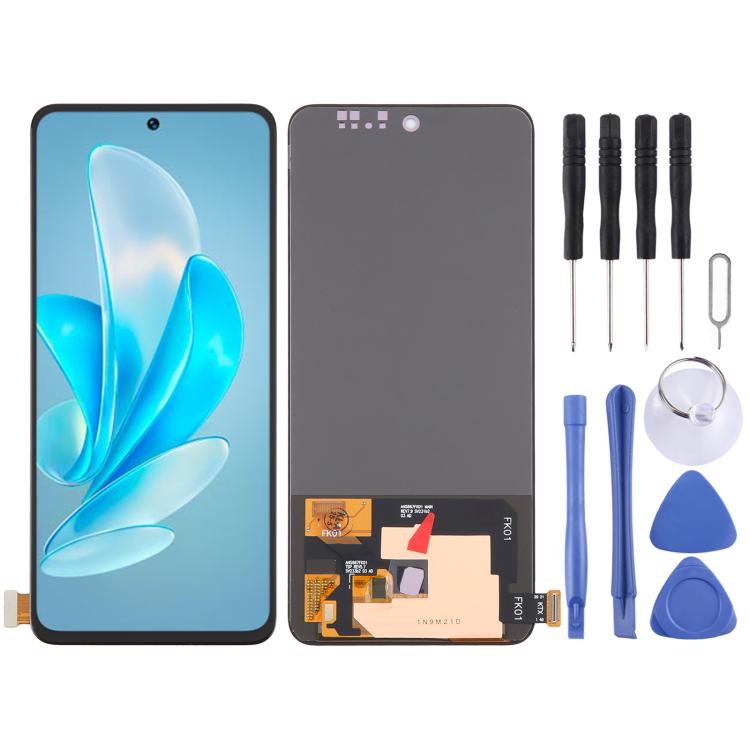 OLED LCD Screen with Digitizer Full Assembly, For vivo Y200 Asia, For vivo Y200 India V2307, For vivo Y200 4G, For vivo Y300 5G V2416, For vivo V40 Lite IDN 5G V2417, For vivo V30 SE 5G, For vivo Y100 4G, For vivo V40 SE 5G, For vivo V30 Lite 4G