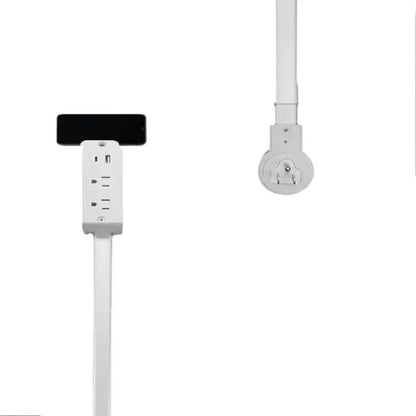 US Plug Power Outlet Extender Power Socket Extension Tool With USB / Type-C Fast Charging, 2 AC + USB, US Plug