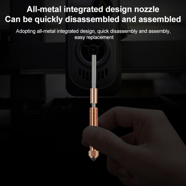 0.4mm Removable Steel Nozzle 3D Printer Part, For Creality K2 / Hi