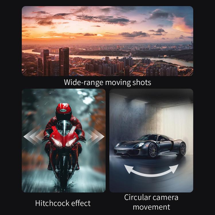 FUNSNAP CM8 Smartphone Stabilizer Foldable 3-axis Anti-shake Vlog Shooting Gimbal, Basic Version, AI Version